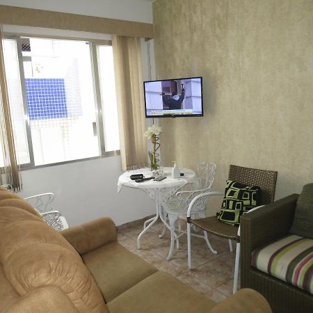 Apto Canto Do Forte - Praia Grande - Local Privilegiado - 100 Metros Da Praia - Internet Inclusa מראה חיצוני תמונה